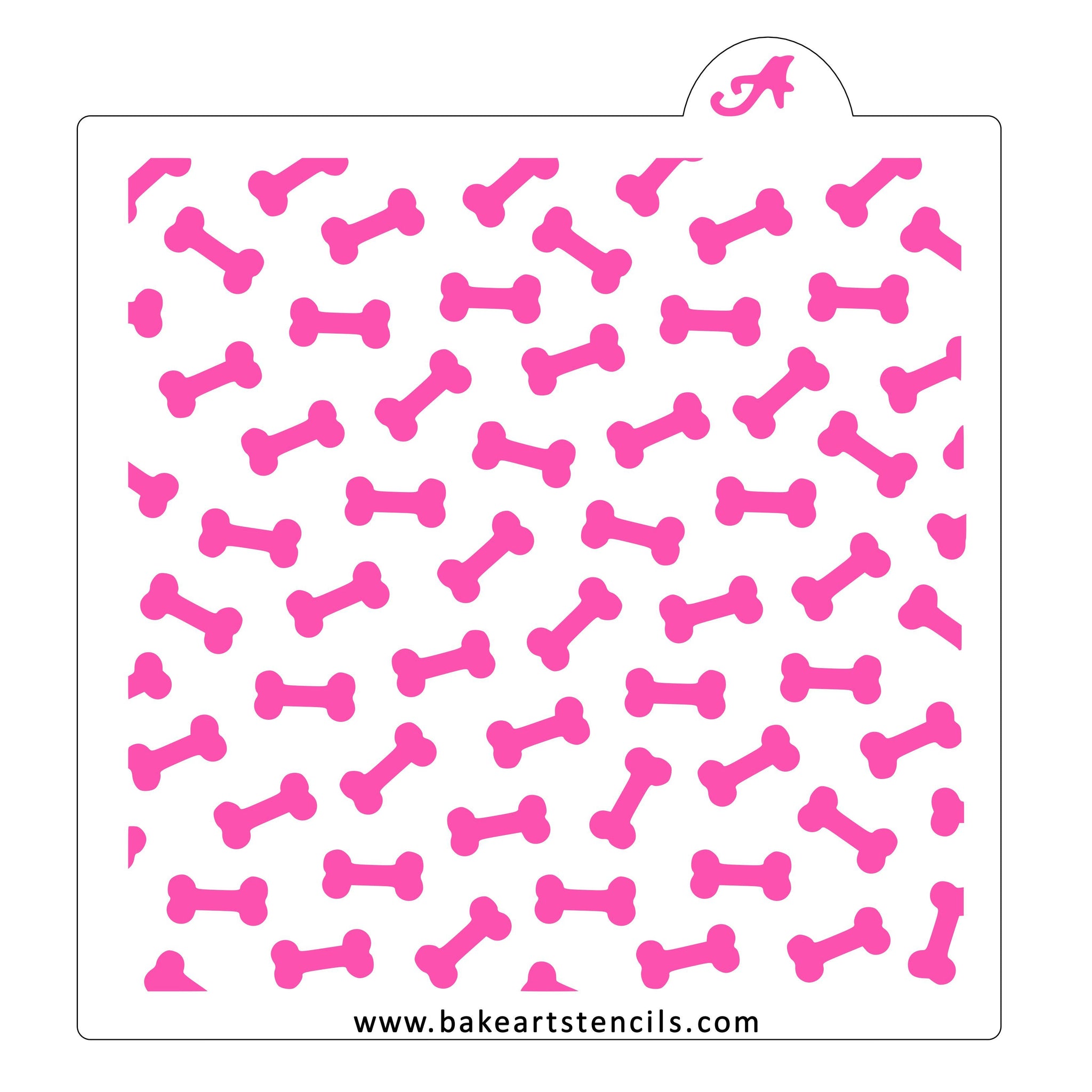pink dog bone wallpaper