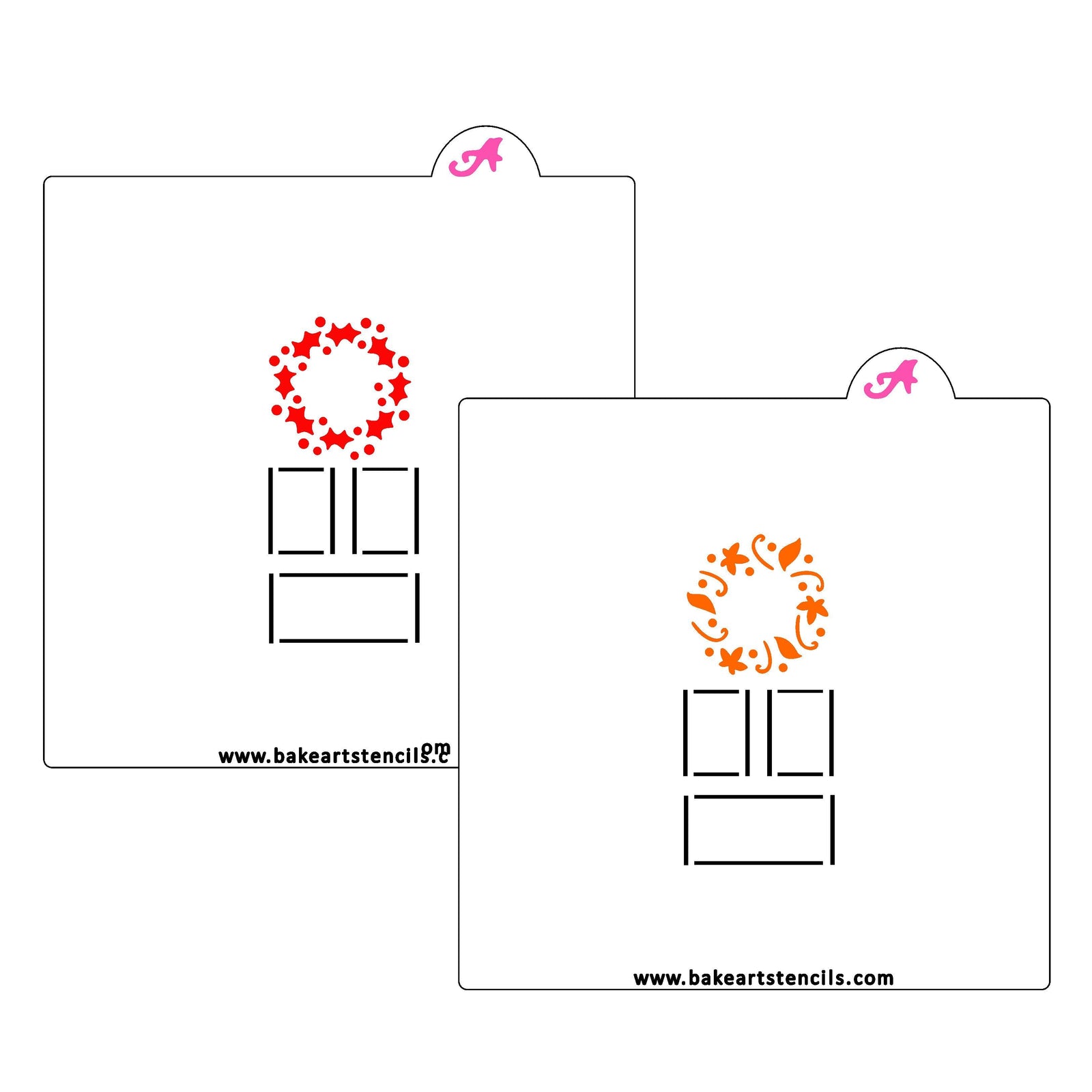 Door Decor Cookie Stencil bakeartstencil