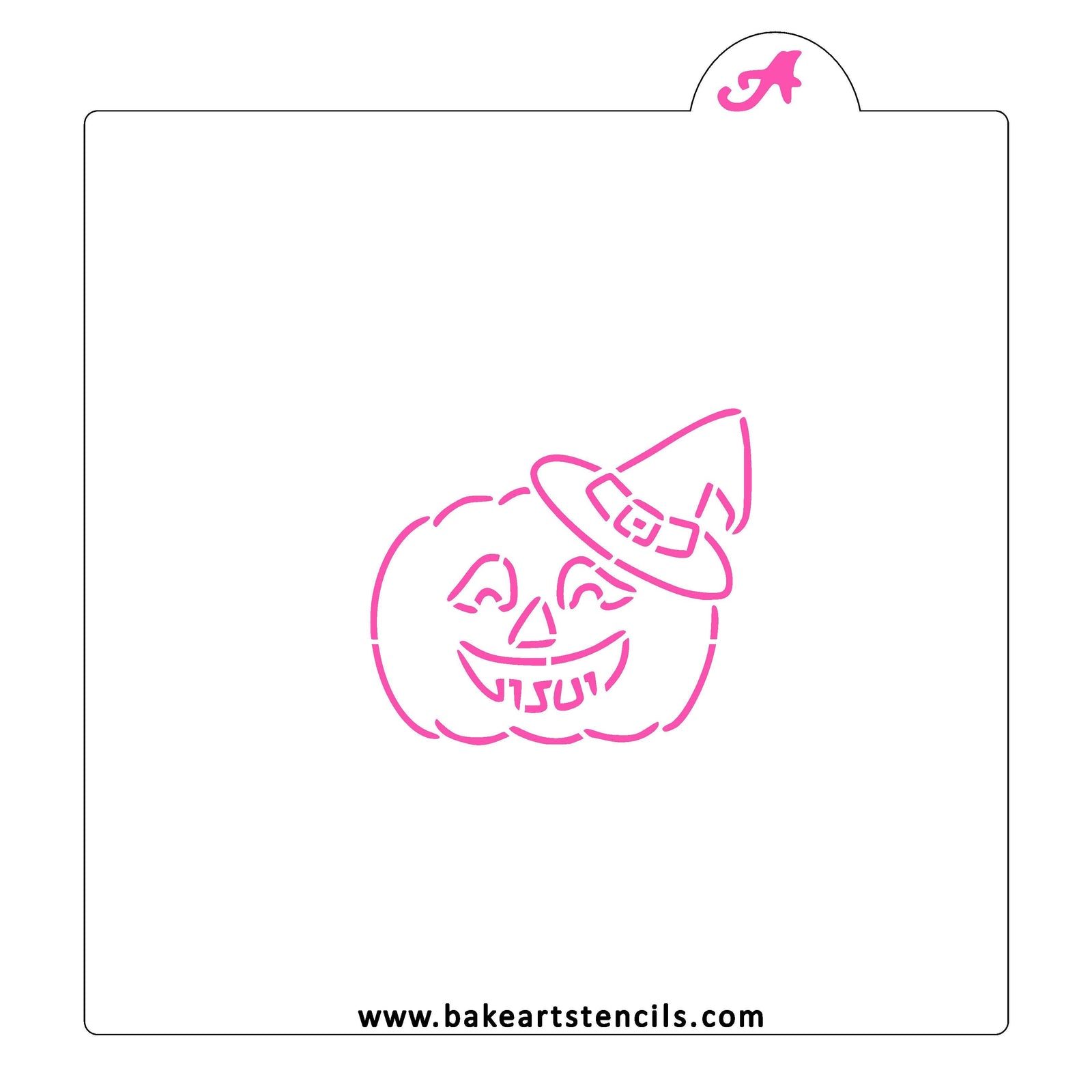 Dress Up Pumpkin PYO Stencil bakeartstencils