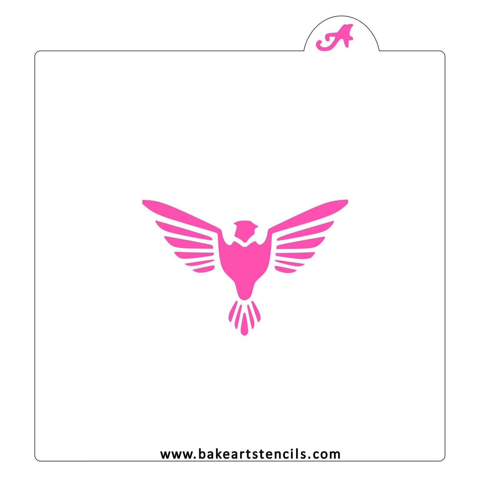 Eagle Bird Cookie Stencil bakeartstencil