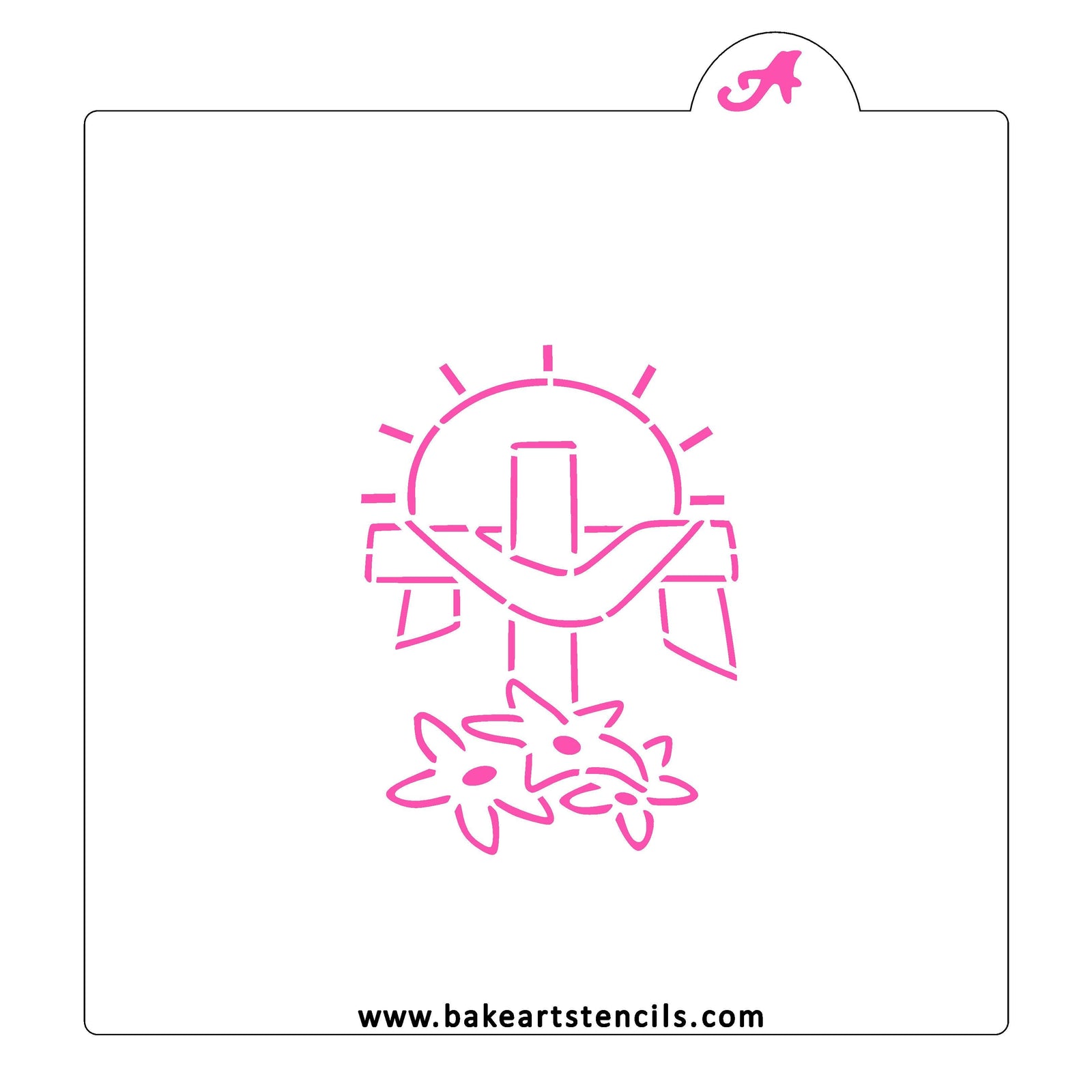 Easter Cross PYO Cookie Stencil bakeartstencil