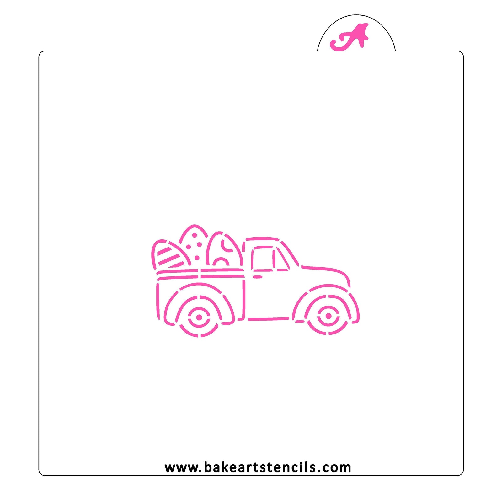 Egg Delivery PYO Cookie Stencil bakeartstencil