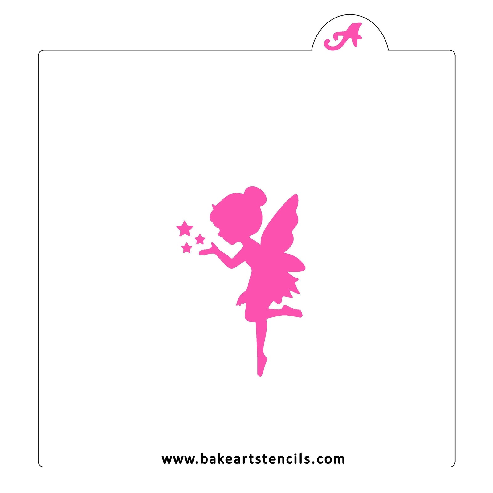 Fairy Cookie Stencil bakeartstencil