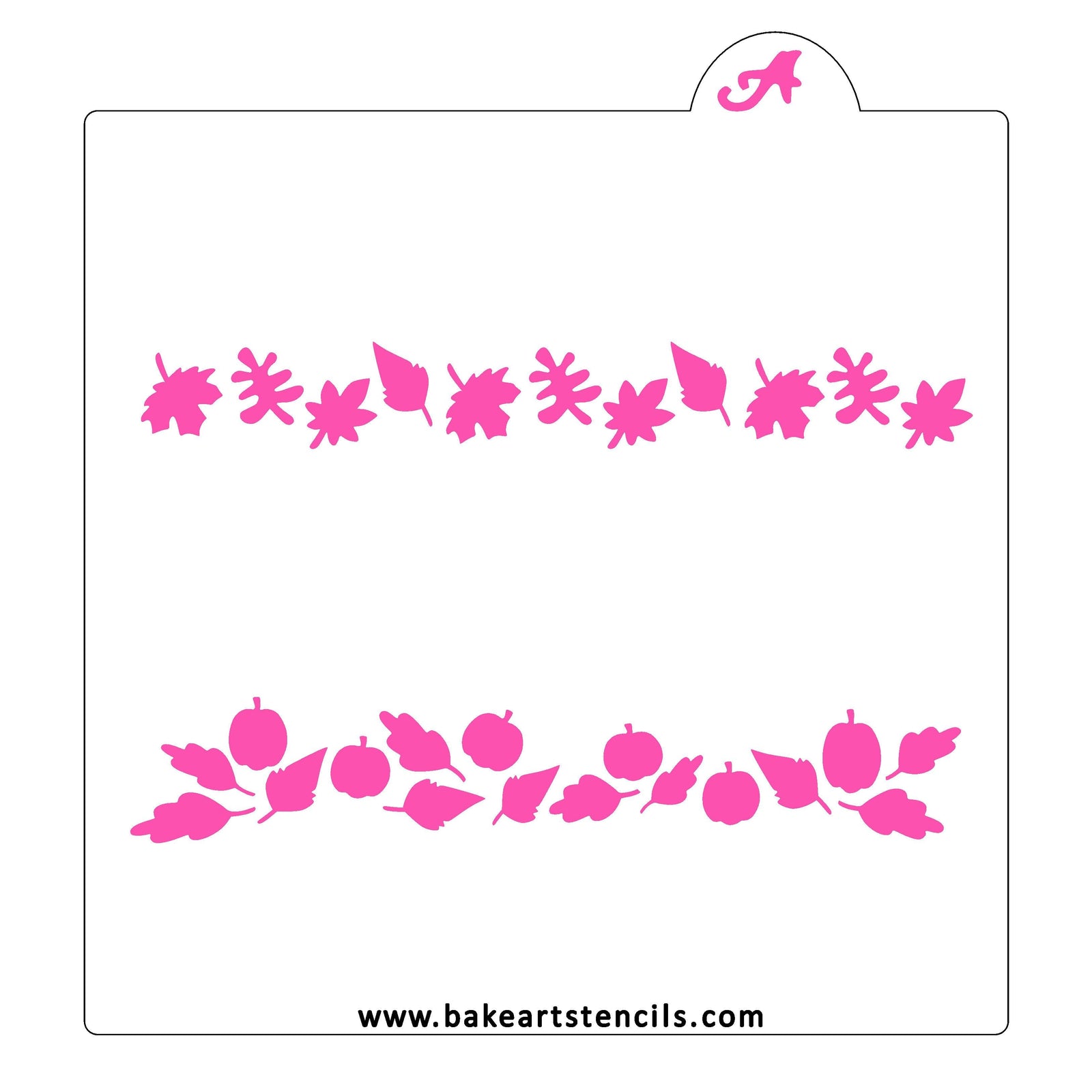 Fall Garland Creators Cookie Stencil bakeartstencil