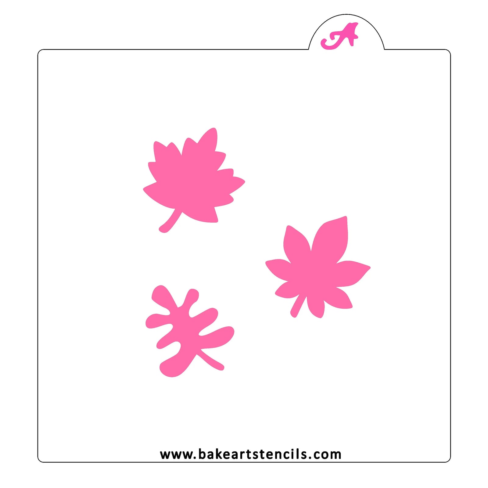 Fall Leaves Oreo Stencil bakeartstencil