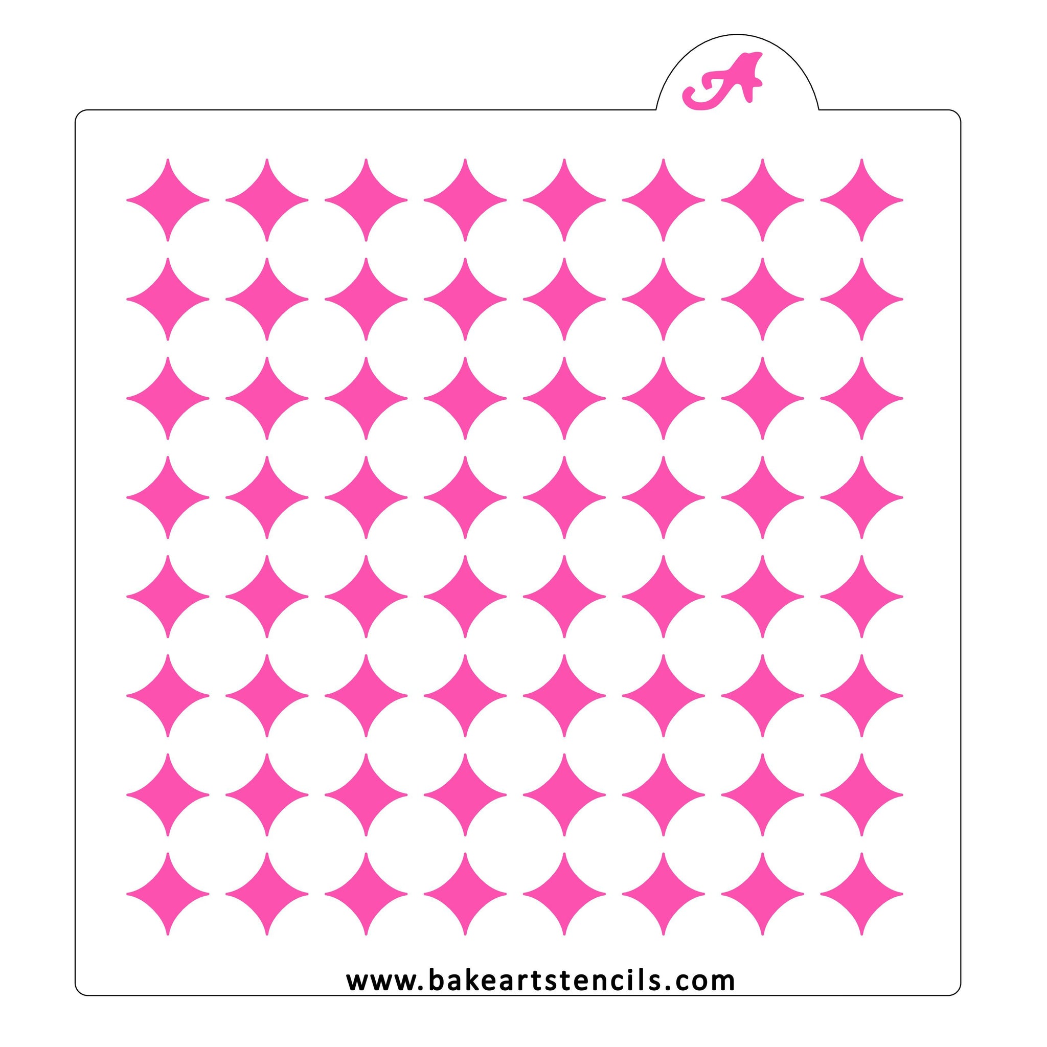 Diamond Pattern Stencil