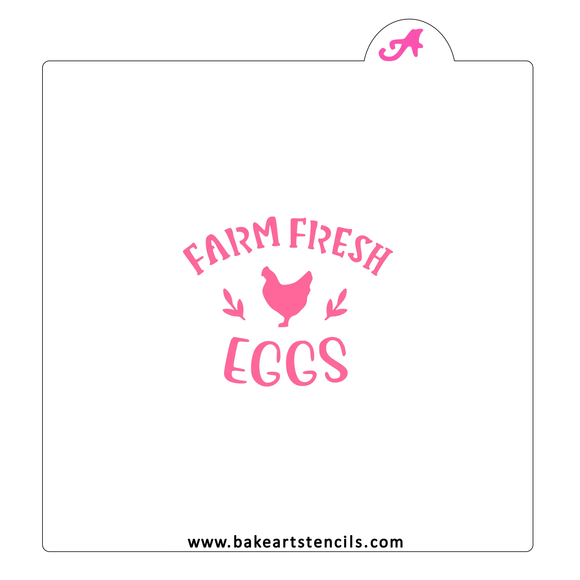 farm-fresh-eggs-cookie-stencil-bakeartstencils for Farm Fresh Eggs Free Printable Farm Fresh Eggs Cookie Stencil - bakeartstencils for Farm Fresh Eggs Free Printable