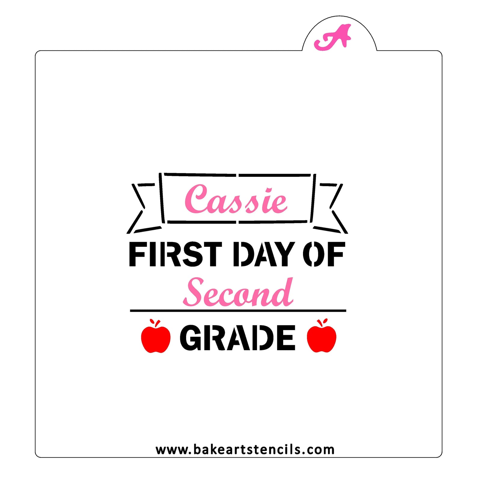  Back to School, Cookie Stencils