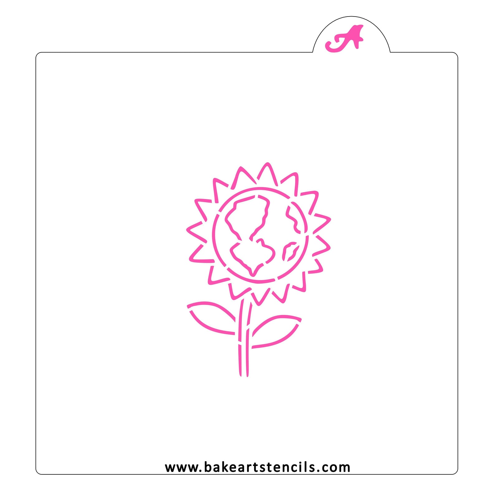 Flowering Earth PYO Stencil bakeartstencil