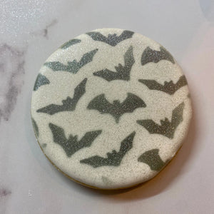 Flying Bats Cookie Stencil bakeartstencil