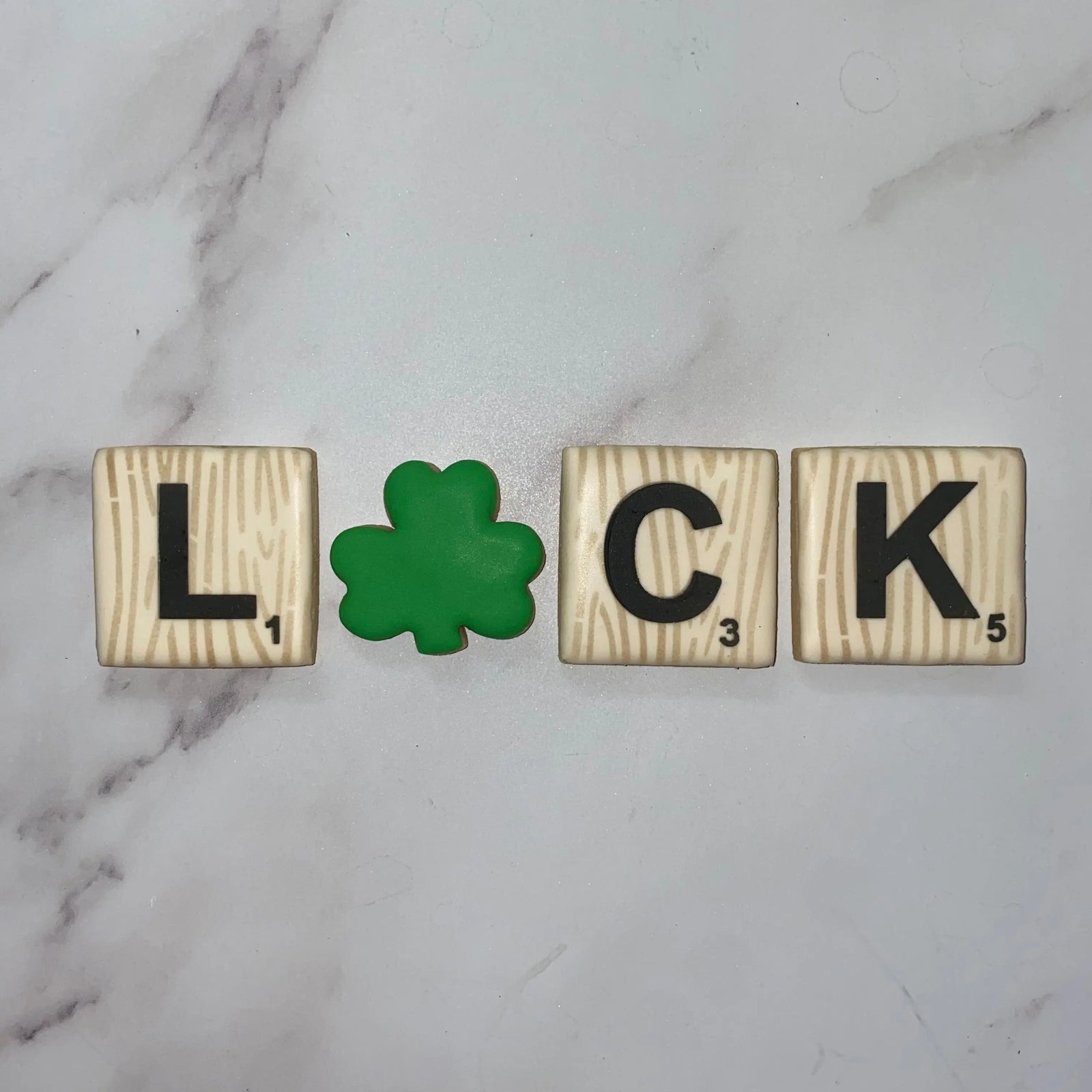 Game Letters Cookie Set - LUCK bakeartstencils