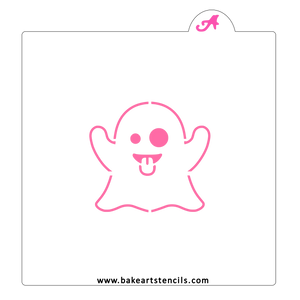 Ghost Emoji Stencil bakeartstencil