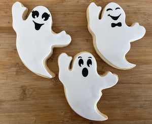 Ghost Faces Cookie Stencil bakeartstencil