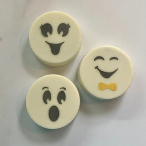 Ghost Faces Cookie Stencil bakeartstencil