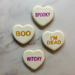 Halloween Conversation Sayings Cookie Stencil bakeartstencil