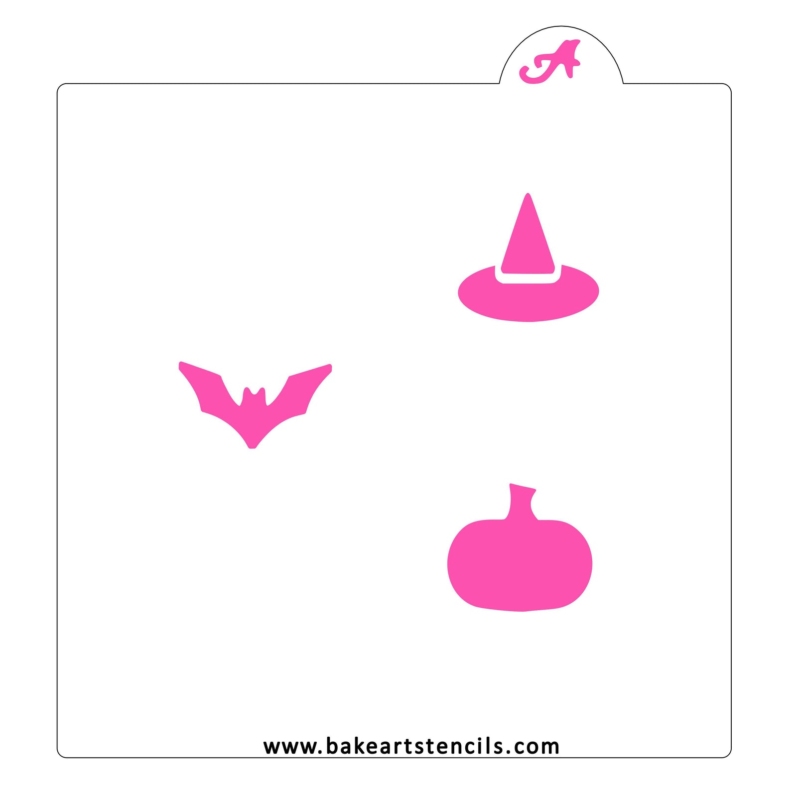 Halloween Oreo Stencil bakeartstencil