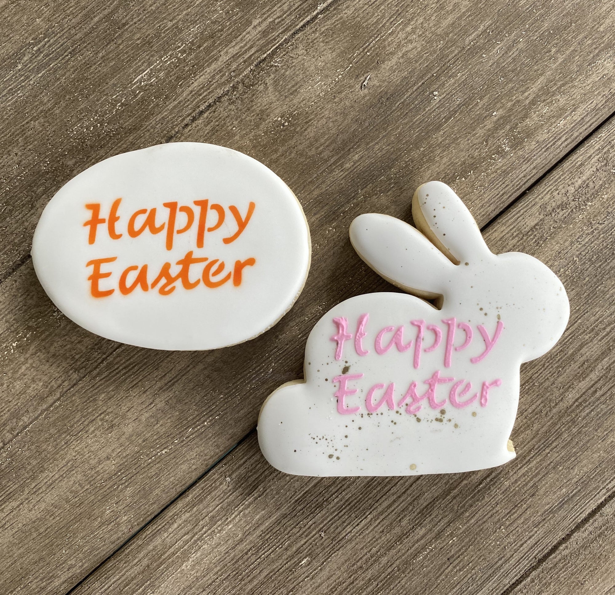 Happy Easter Cookie Stencil bakeartstencil