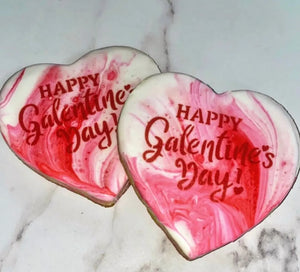 Happy Galentine's Day Cookie Stencil bakeartstencil