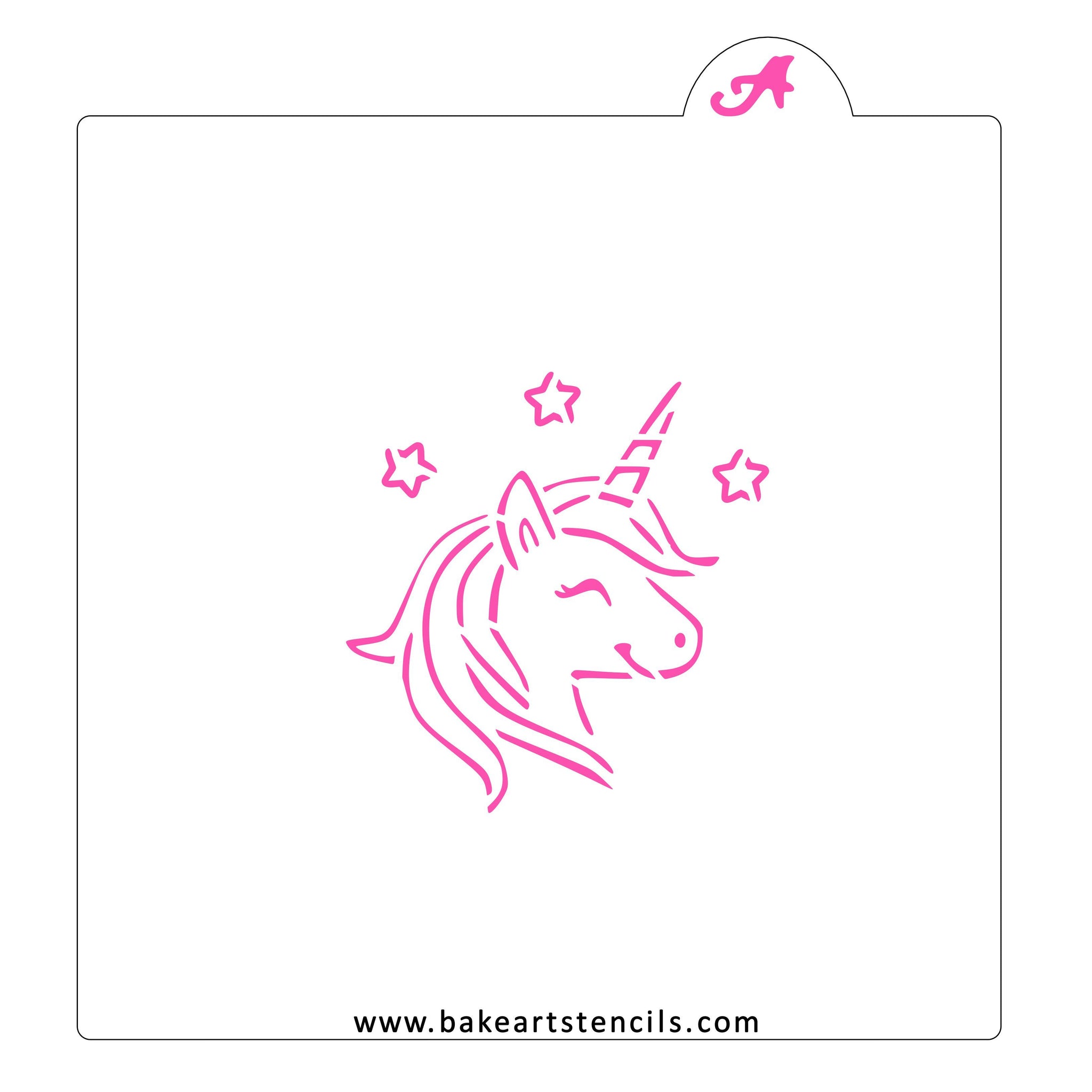 3 X Unicorn Face Painting Stencils Reusable Many Times Party Entertainer  Tool 3 Designs 