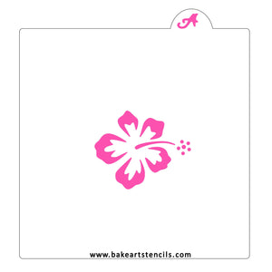Hawaiian Flower Cookie Stencil bakeartstencil