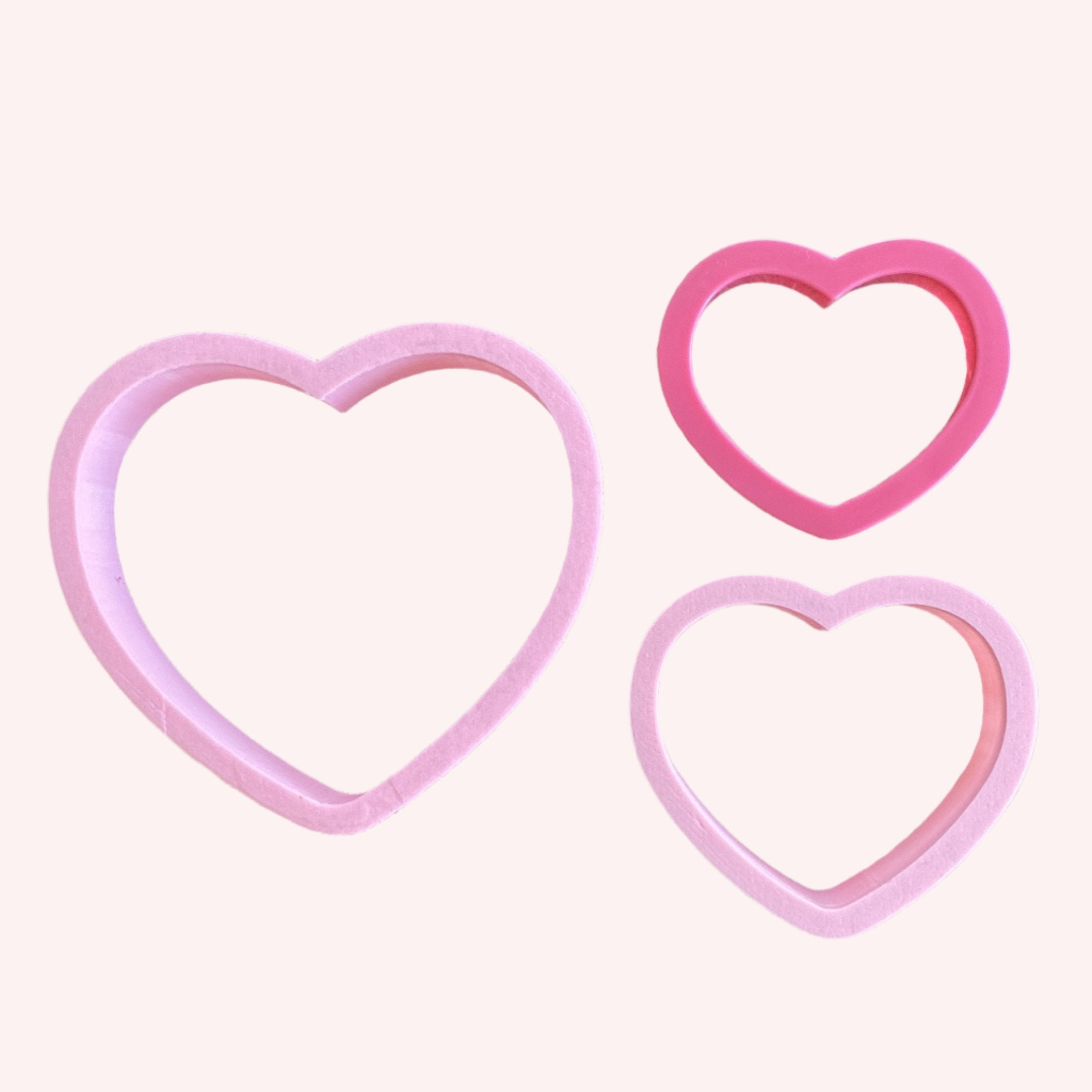 Heart Cookie Cutter bakeartstencils