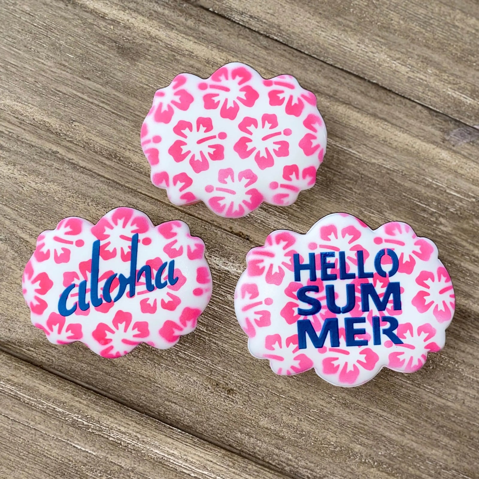 Hibiscus Flower Pattern Stencil bakeartstencil