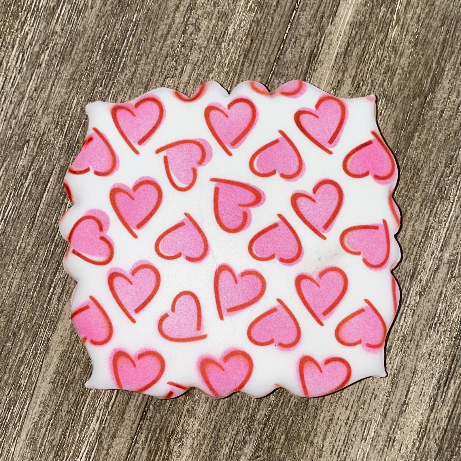 Highlighted Hearts Pattern Stencil Set bakeartstencil