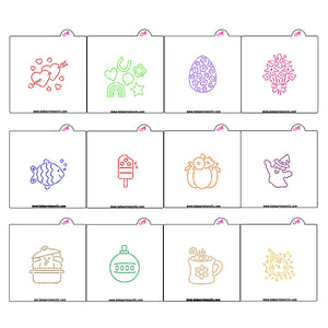 Holidays and Seasons PYO Stencil Set, Sale 