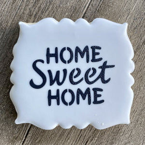 Home Sweet Home Cookie Stencil bakeartstencil