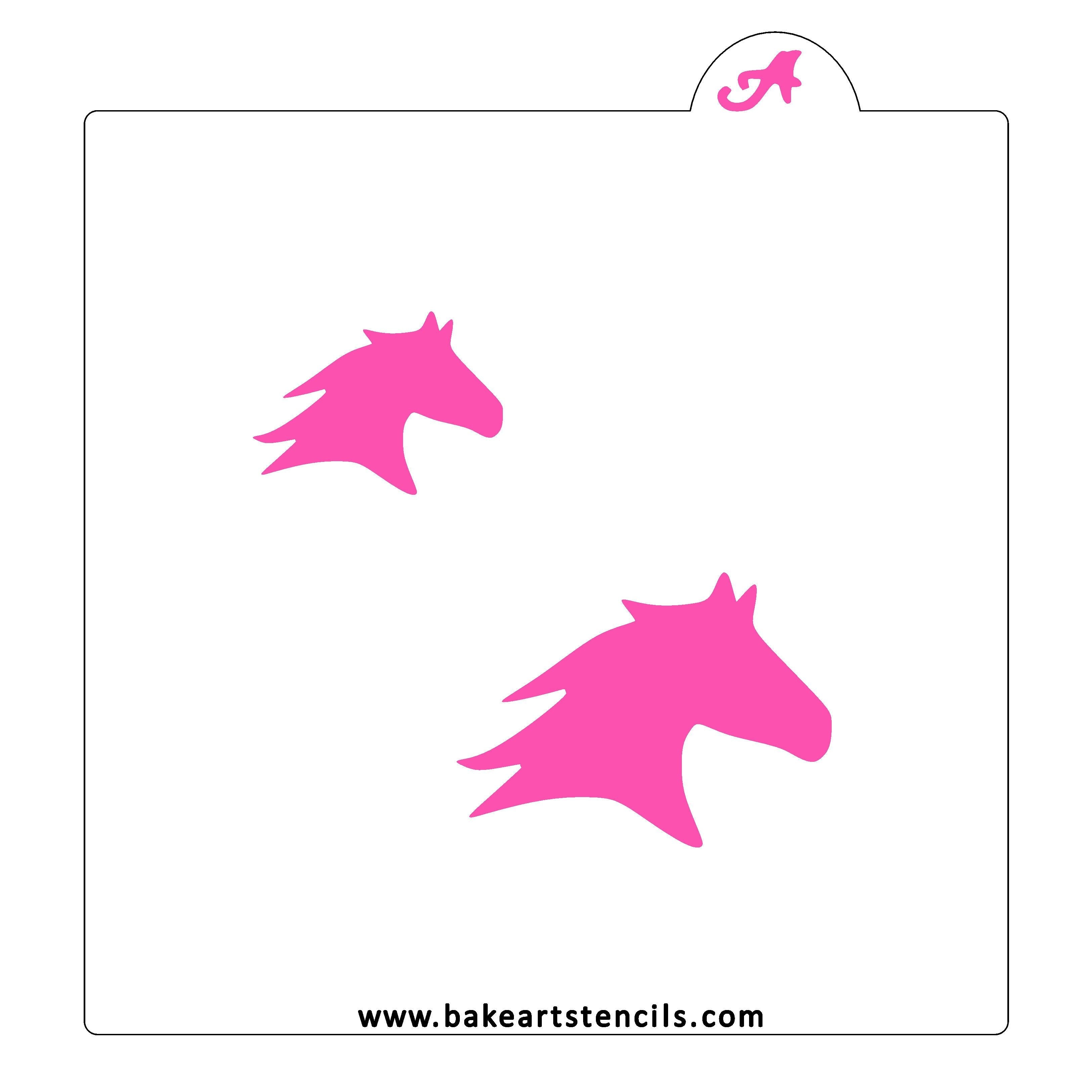 Horse Head Stencil
