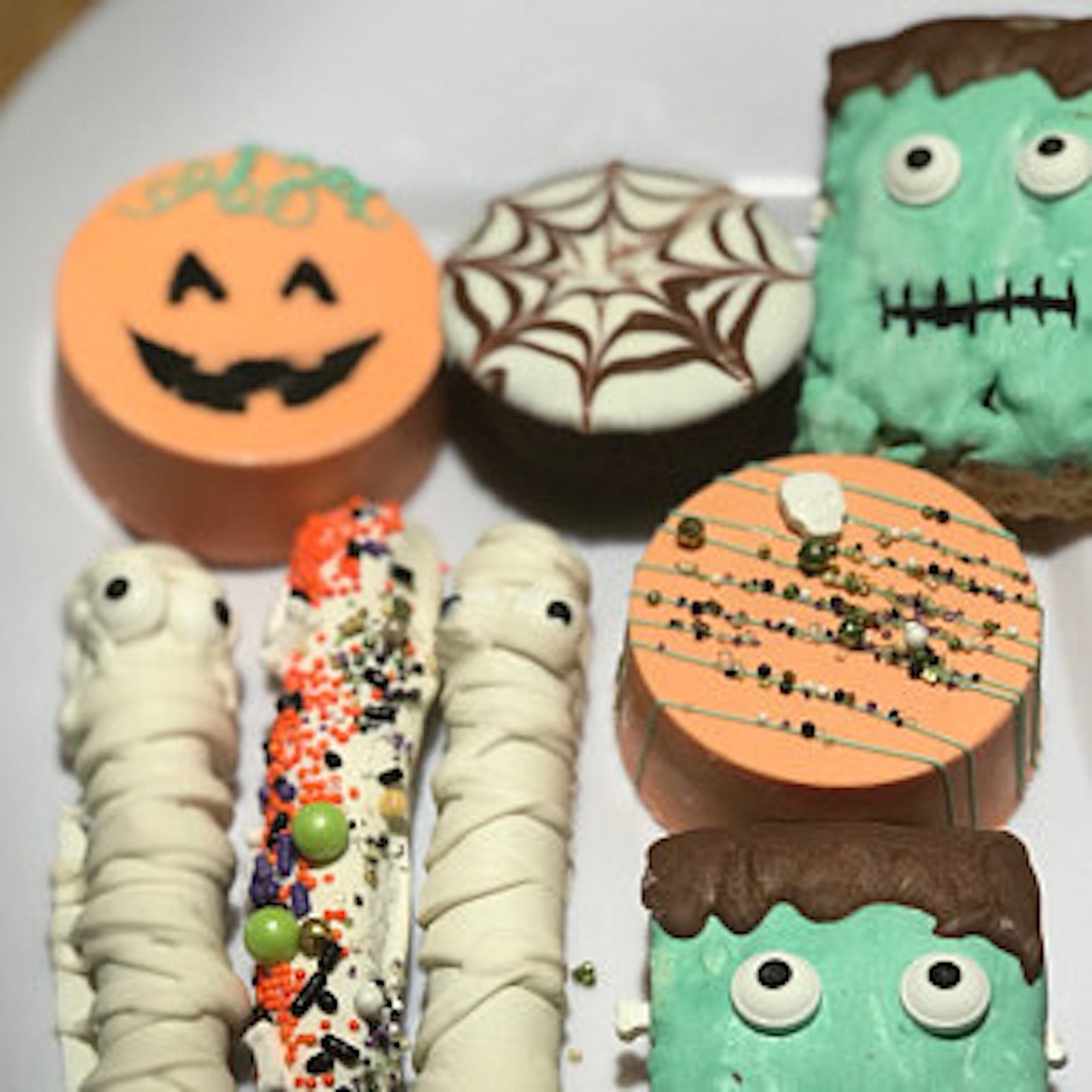 Jack O Lantern Oreo Stencils bakeartstencil