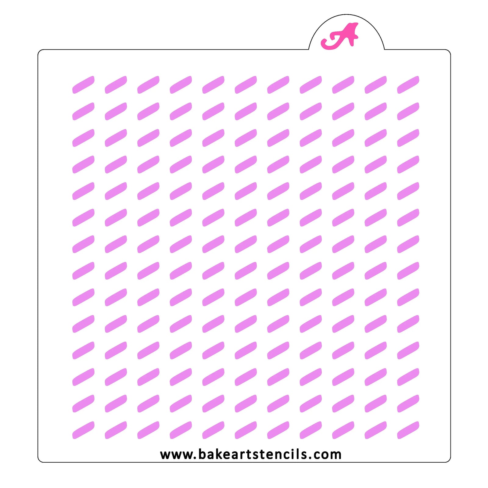 Jimmies Sprinkles Stencil bakeartstencils