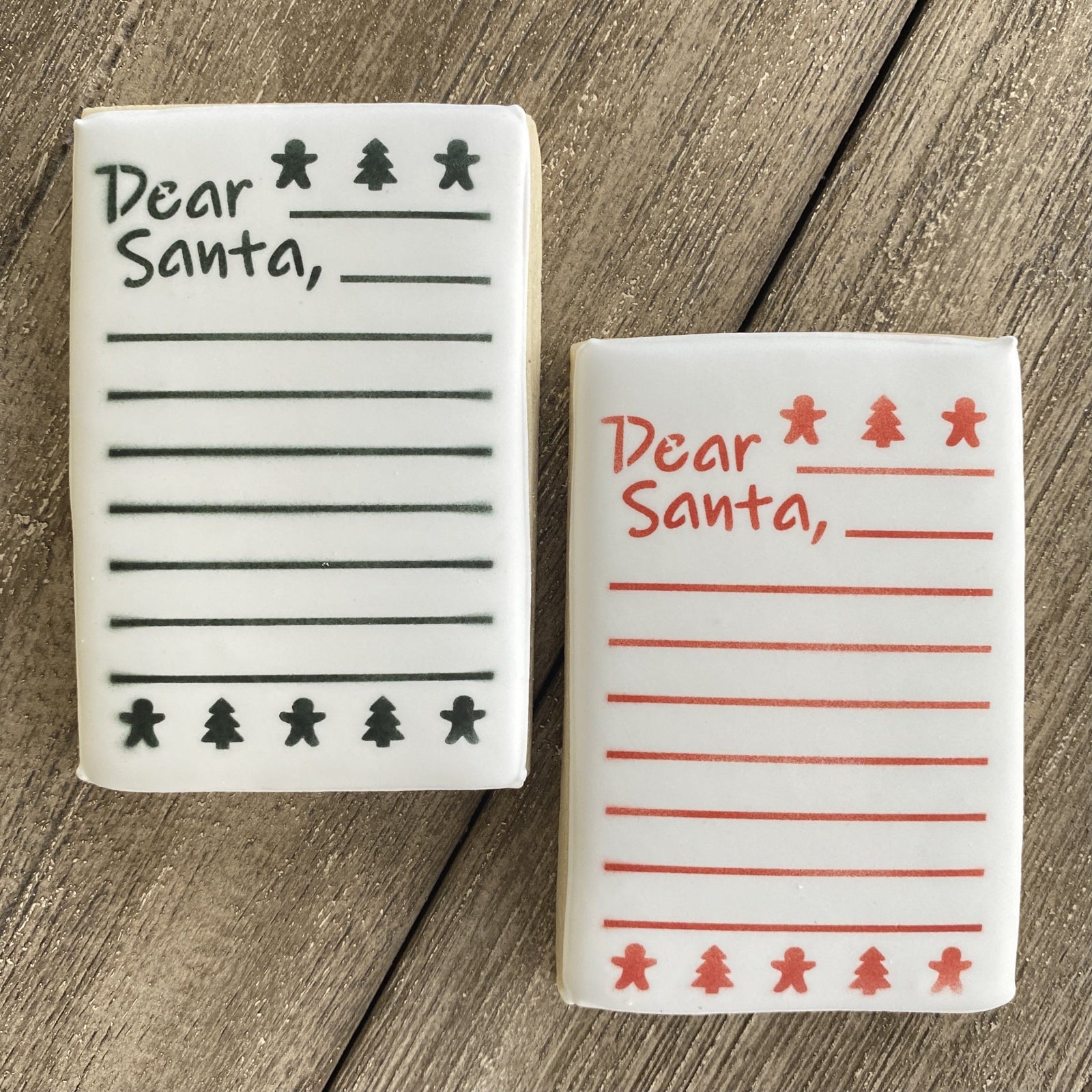 Letter to Santa Cookie Stencil bakeartstencils