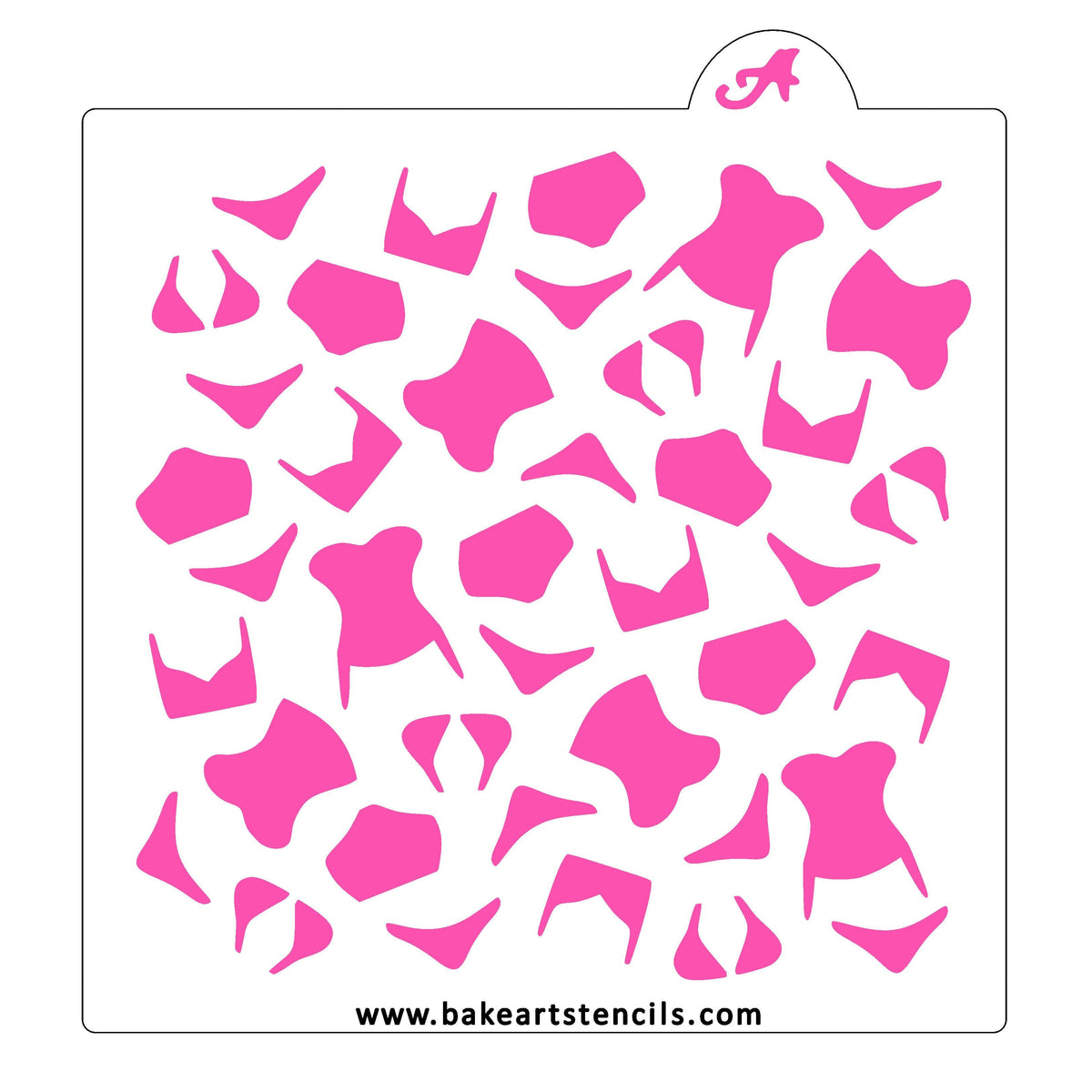 Lingerie Pattern Cookie Stencil - bakeartstencils