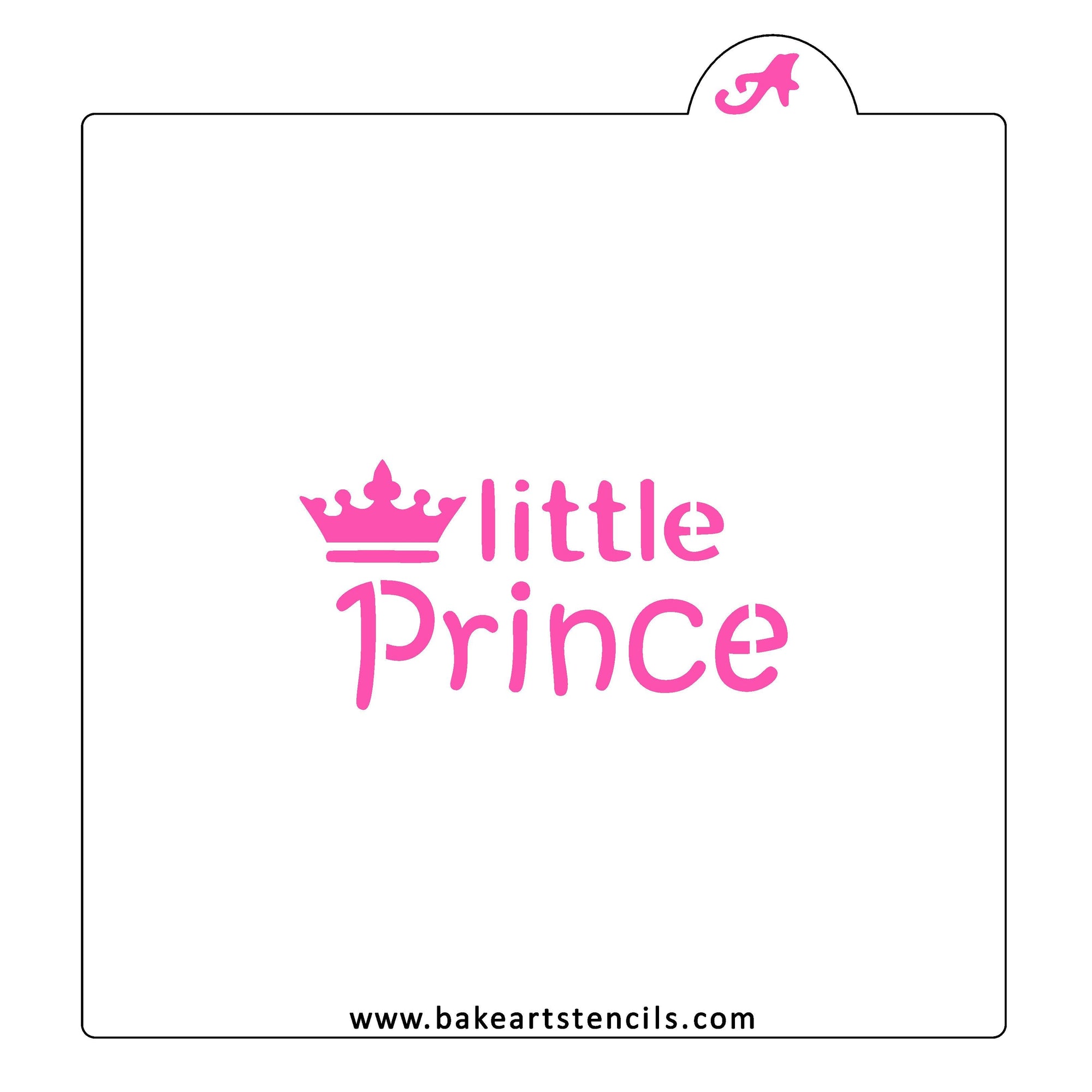 Little Prince Cookie Stencil bakeartstencil