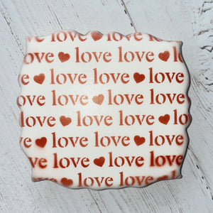 Love Repeat Cookie Stencil bakeartstencil