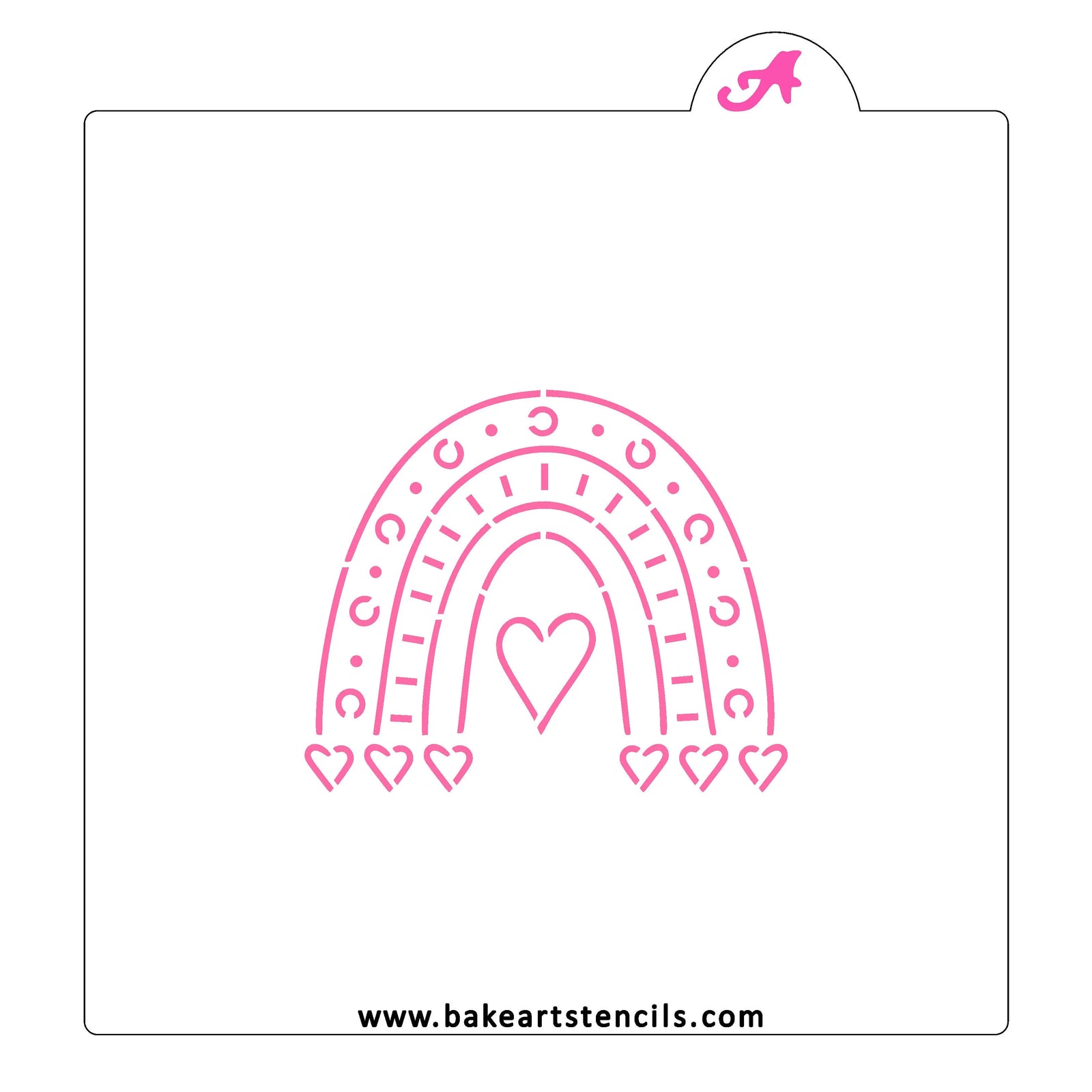 Love of Boho PYO Cookie Stencil bakeartstencil