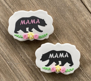 Mama Bear Cookie Stencil bakeartstencil