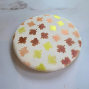 Maples Leaves Pattern Cookie Stencil bakeartstencil