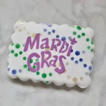 Mardi Gras Cookie Stencil bakeartstencil