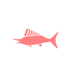Marlin Sport Fish Stencil bakeartstencil