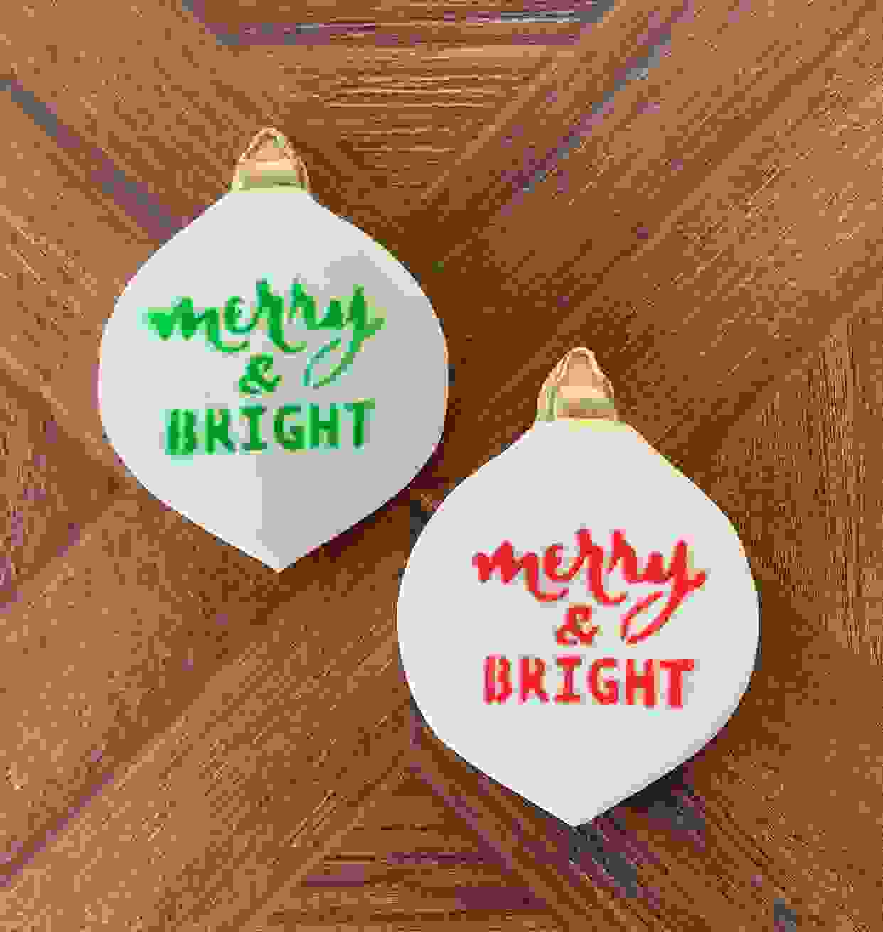 Merry & Bright Cookie Stencil bakeartstencil