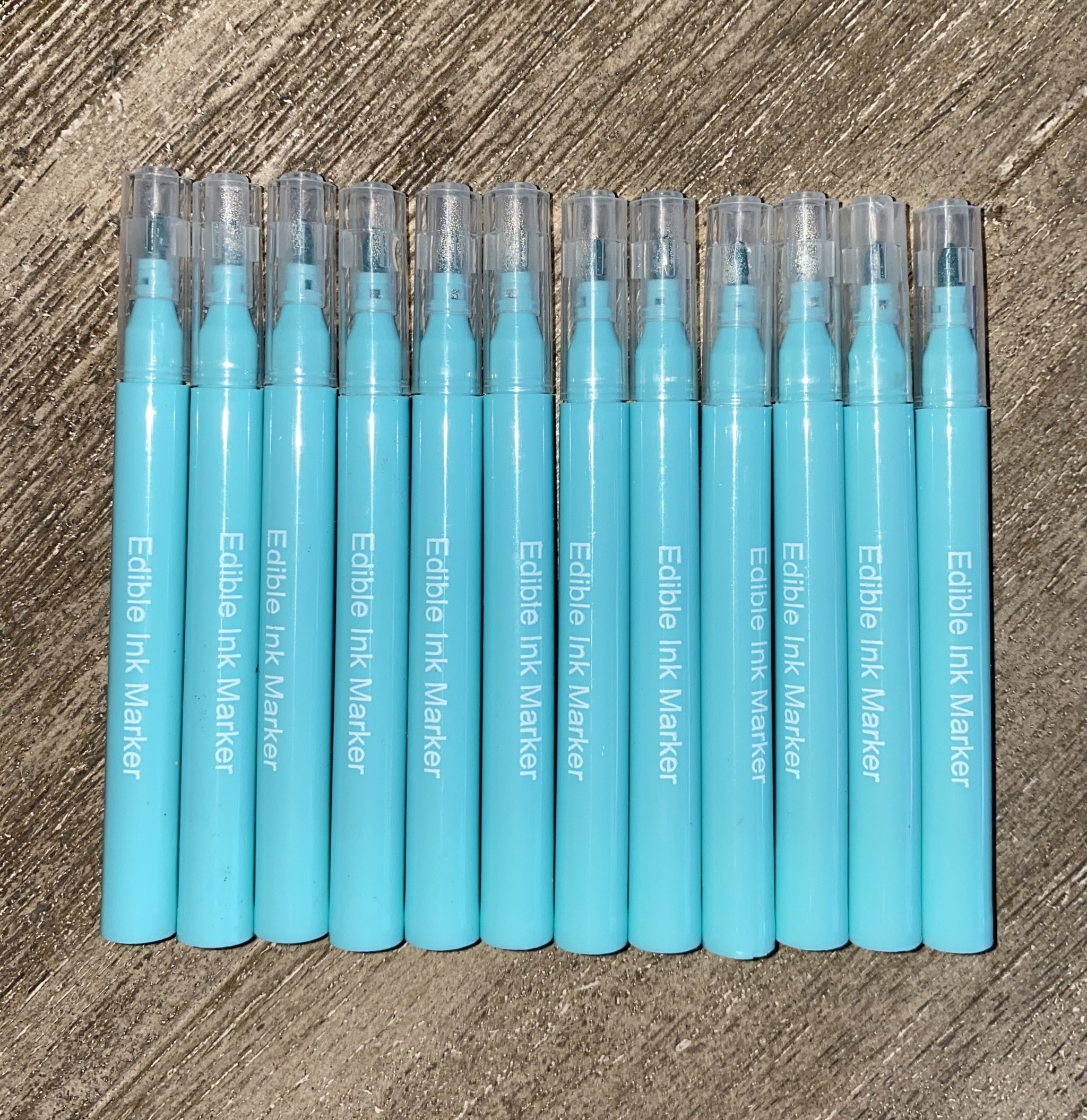 Blue Mini Edible Markers Pens 25 