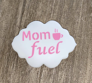Mom Fuel Cookie Stencil bakeartstencils