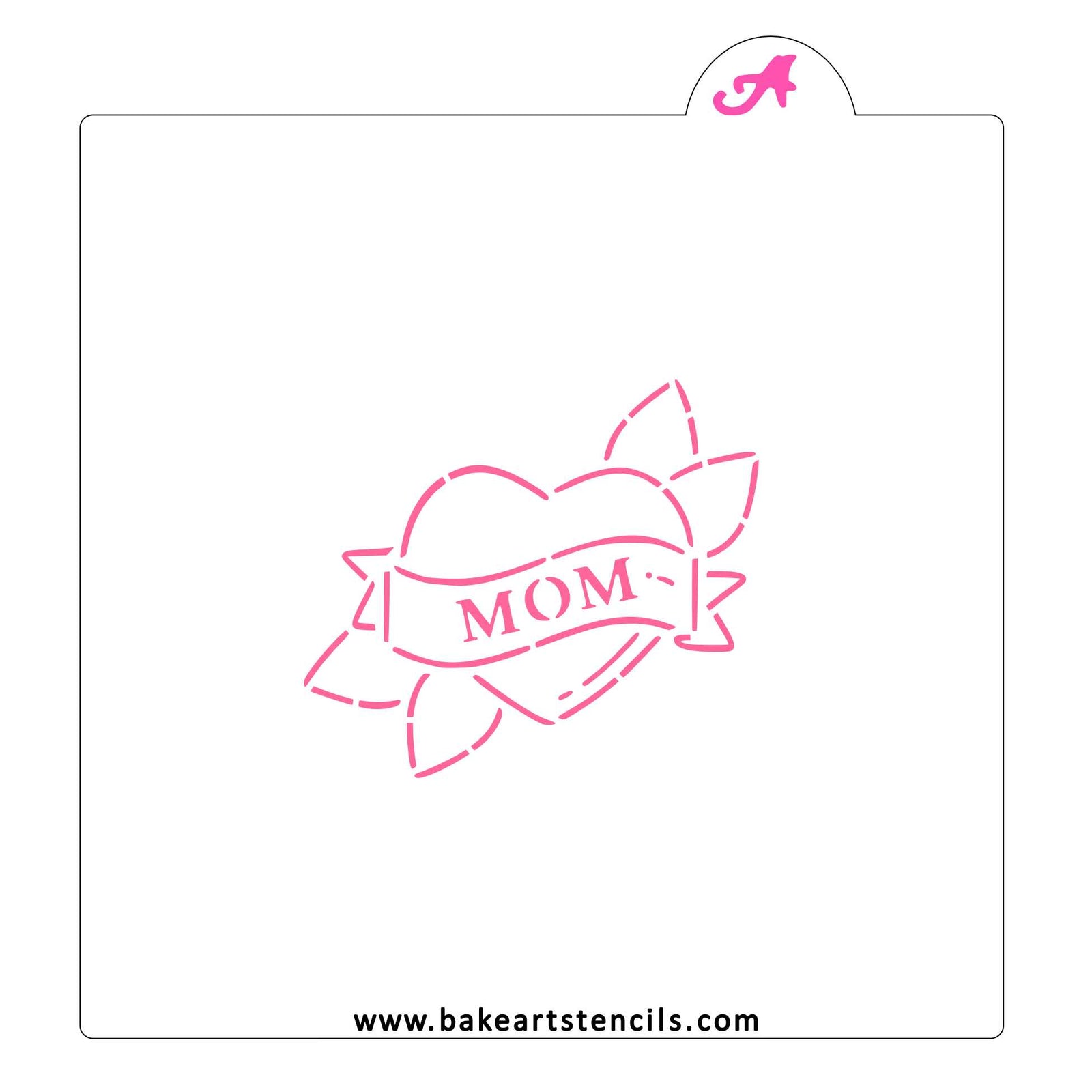 Mom Tattoo bakeartstencils