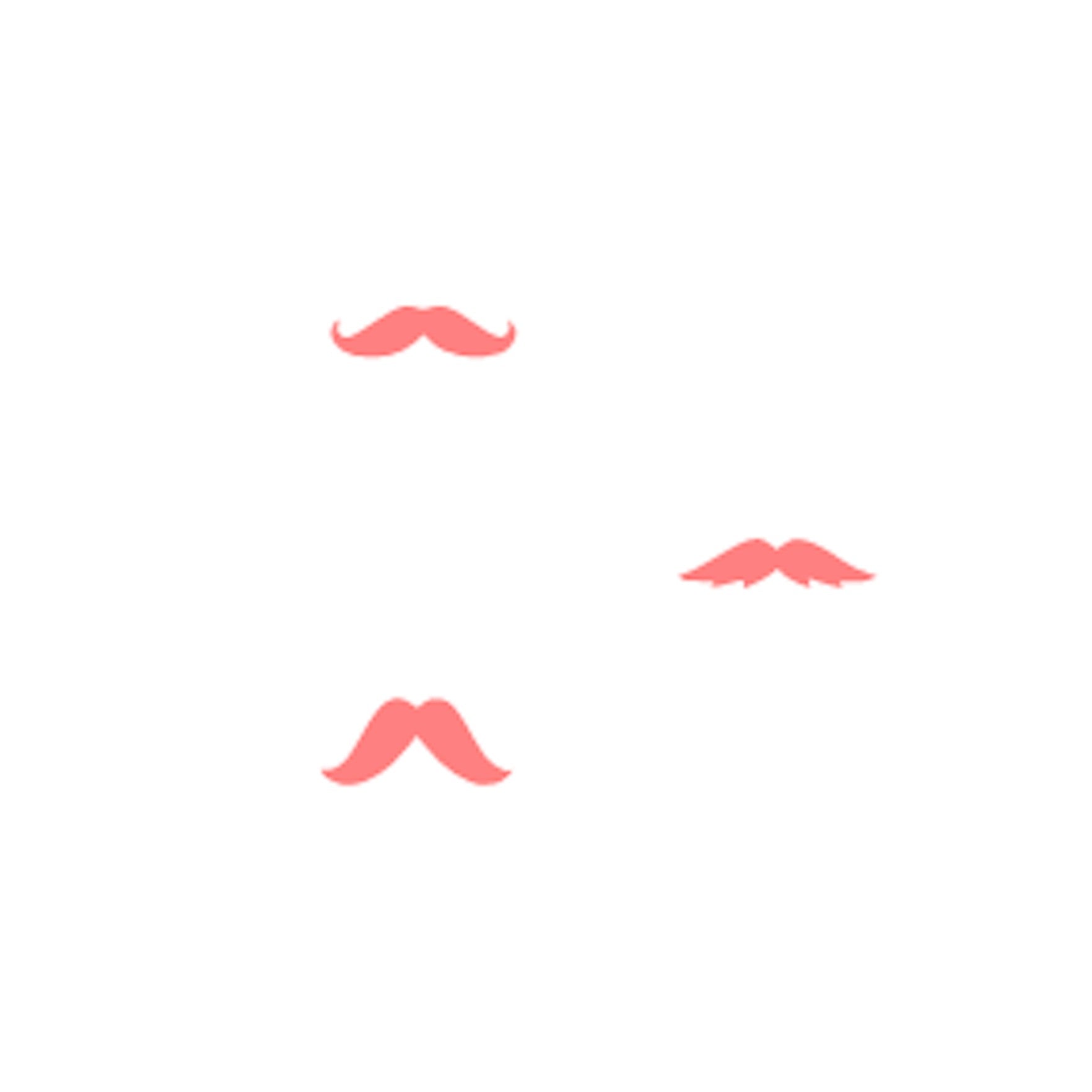 Mustache Oreo Stencil Set bakeartstencil