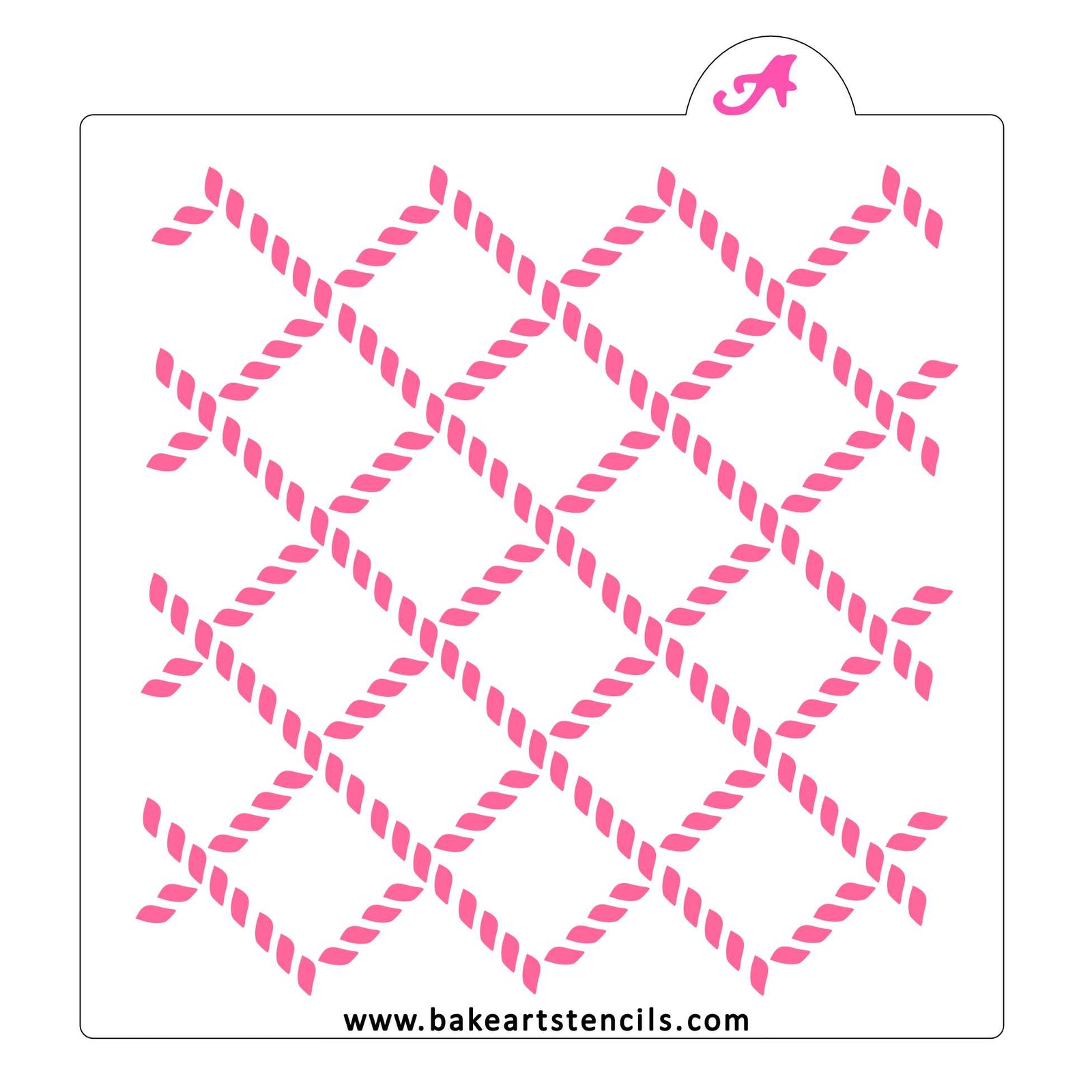 Nautical Plaid Cookie Stencil bakeartstencil