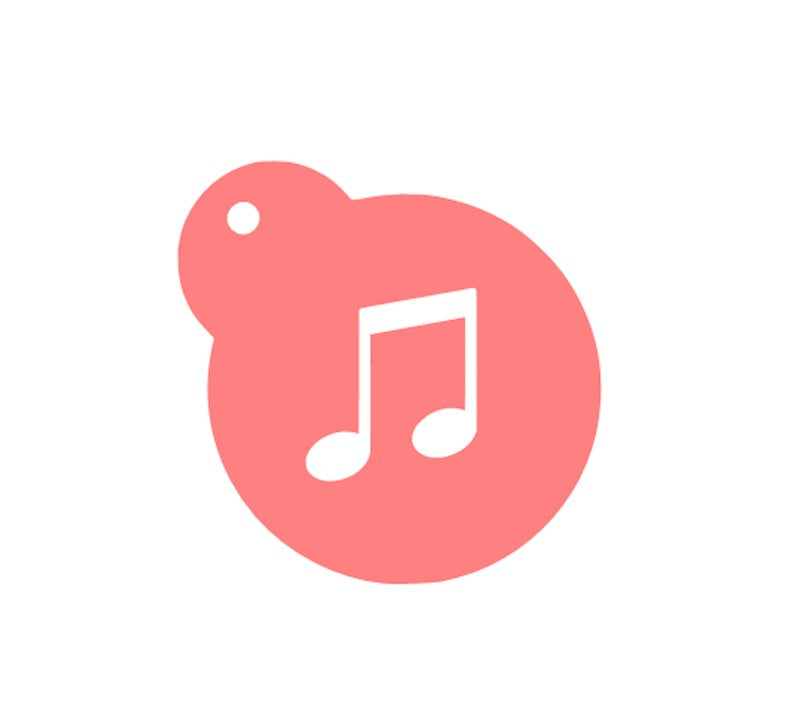 Ottava Music Note Stencil bakeartstencil