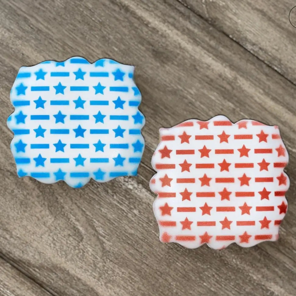 Patriotic Stars Pattern Stencil Set bakeartstencil