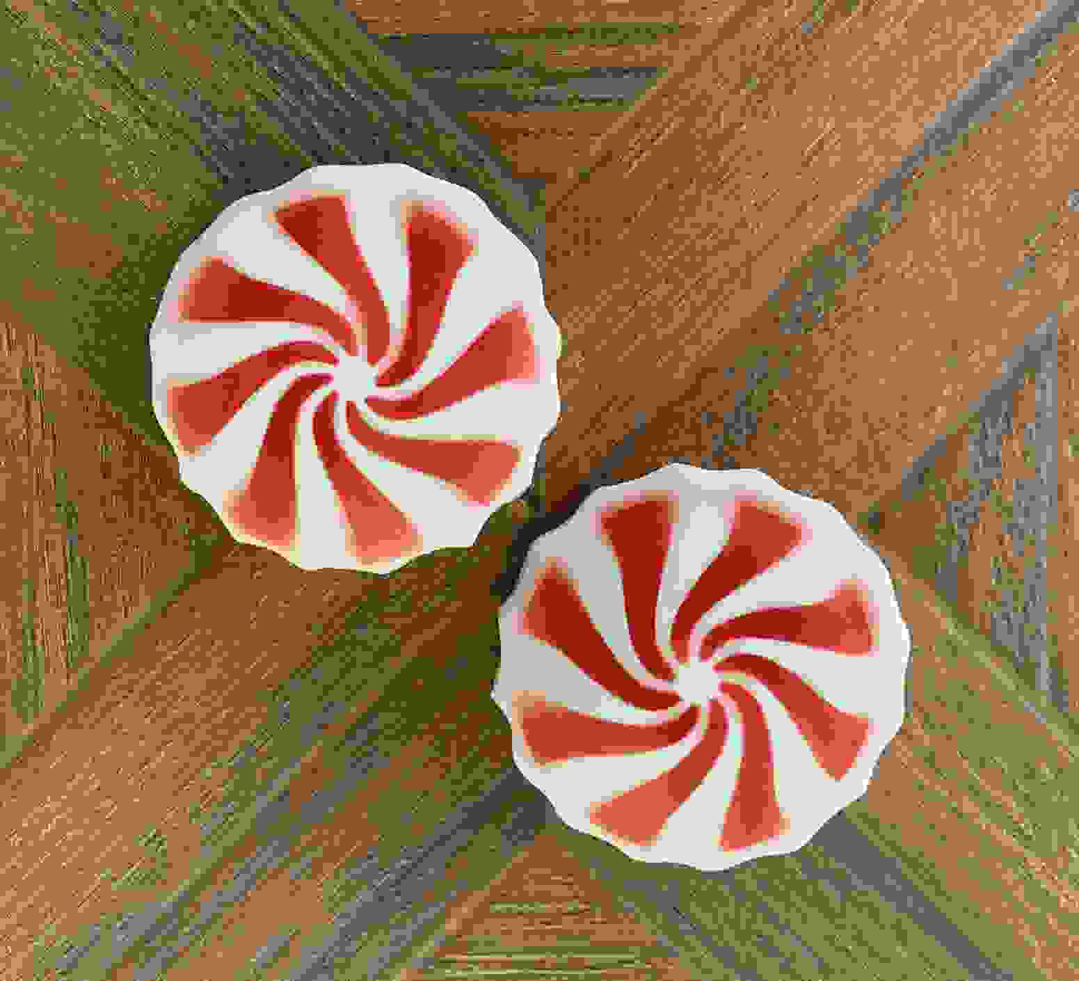 Peppermint Candy Cookie Stencil bakeartstencil